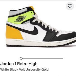 Nike Jordan 1s Retro Black and White High-Top Sneakers